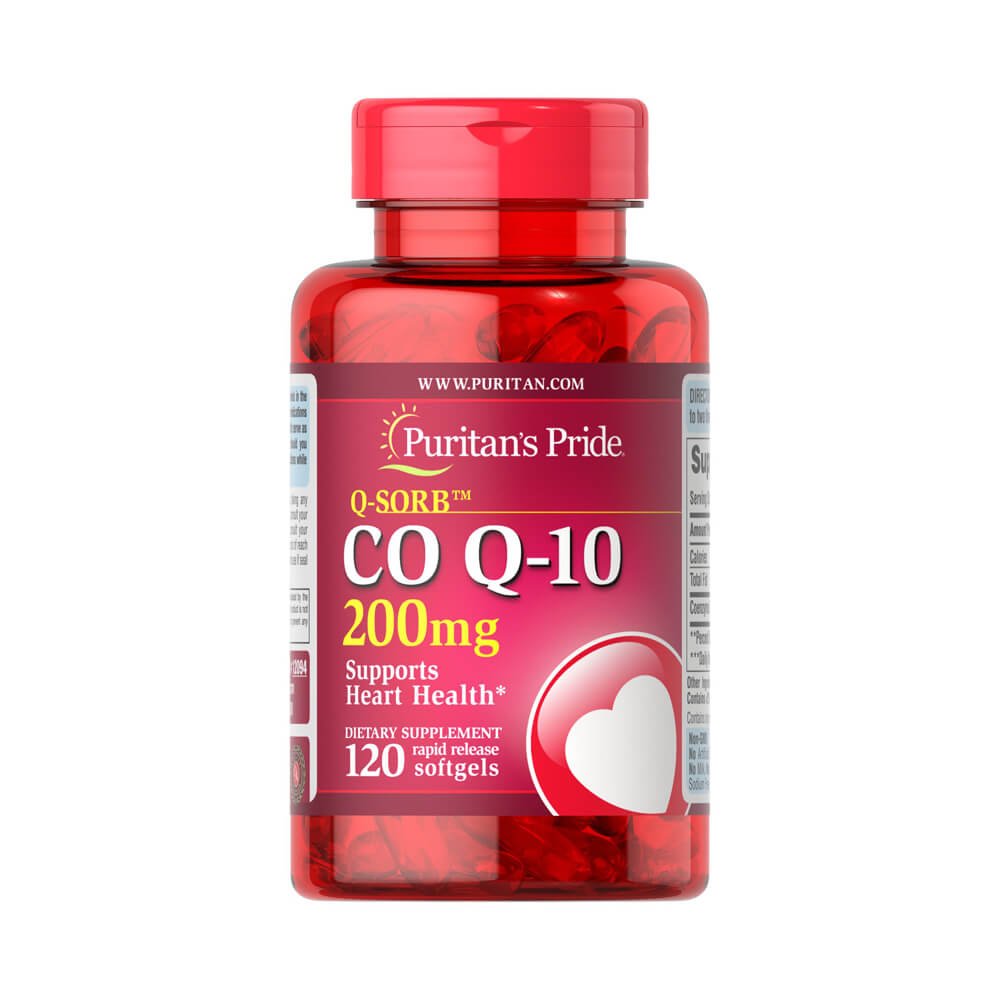 Black Friday - Reduceri QSorb CO Q10 200mg, 120 capsule, Puritan’s Pride, Supliment antioxidanti sportivi Promotie 1