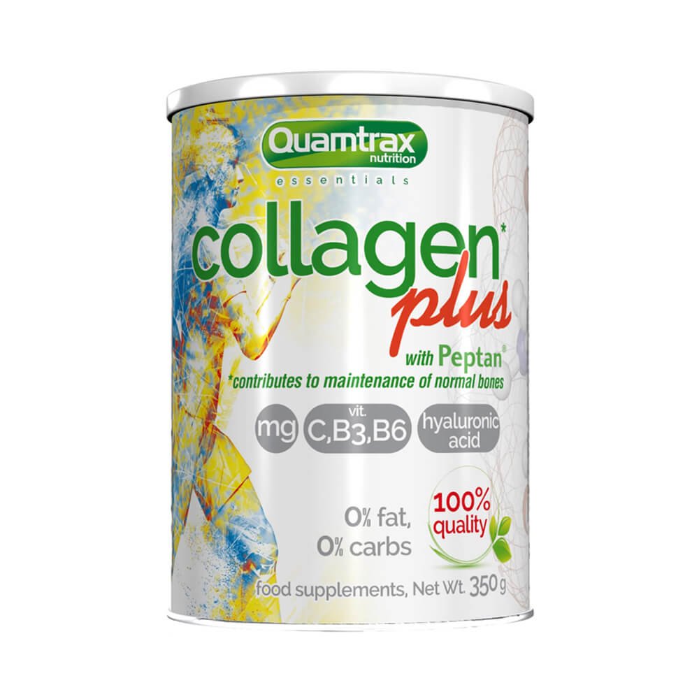 Black Friday - Reduceri Colagen plus Peptan 350g, pudra, Quamtrax, Supliment alimentar pe baza de colagen Unflavored Promotie 1