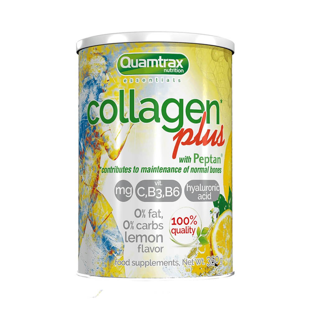 Black Friday - Reduceri Colagen plus Peptan 350g, pudra, Quamtrax, Supliment alimentar pe baza de colagen Lemon Promotie 2