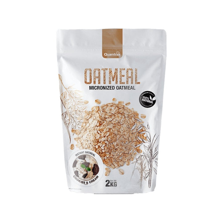 Alimente & Gustari | Oatmeal, 2kg, pudra, Quamtrax, Ovaz instant fara zahar adaugat 6