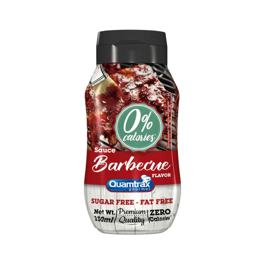 Black Friday - Reduceri Sos fara calorii pentru alimente 330ml Quamtrax Gourmet Barbeque Promotie 1