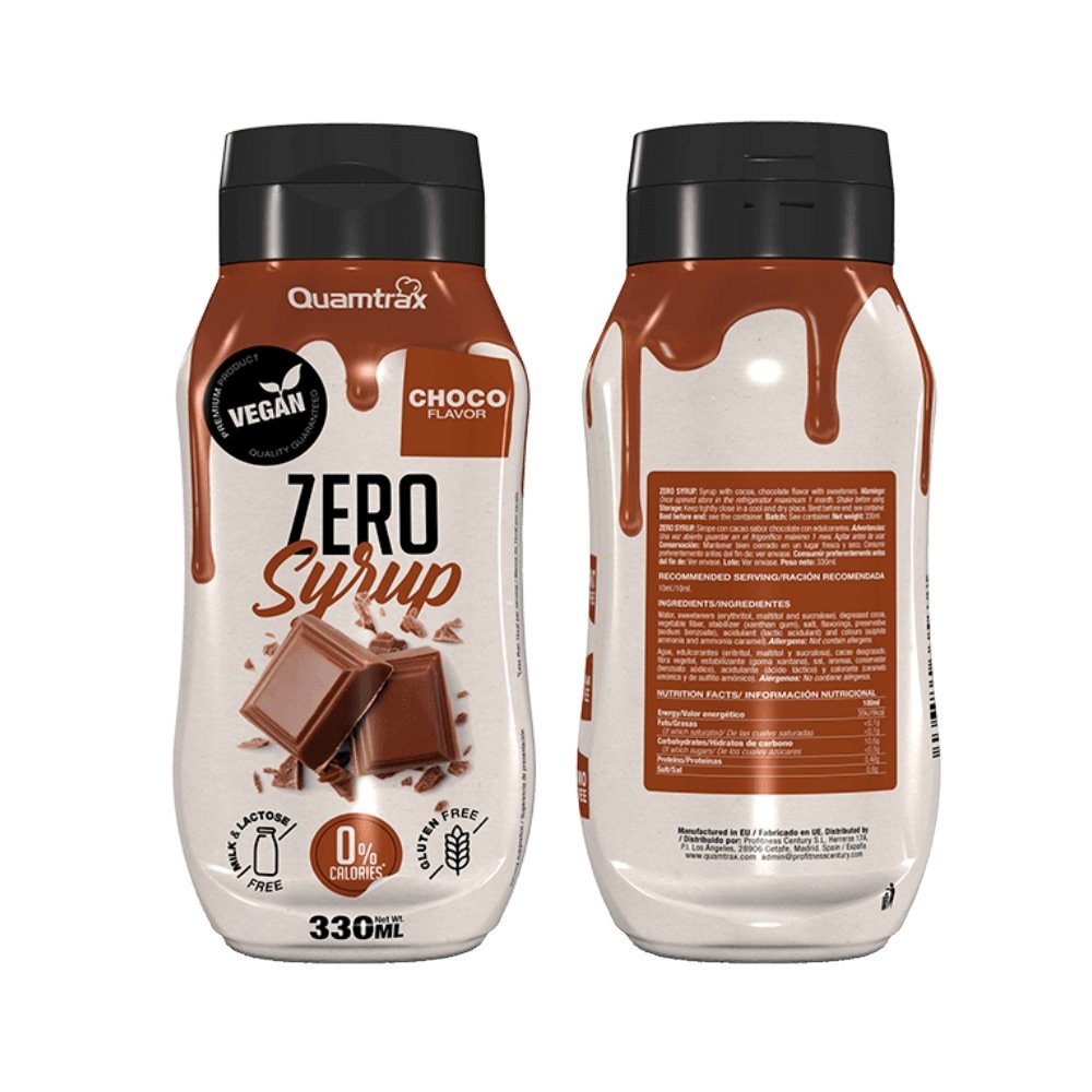 Black Friday - Reduceri Sos fara calorii pentru gustari 330ml Quamtrax Choco Promotie 2