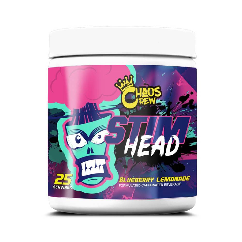 Pre-workout | Stim Head 207g, pudra, Chaos Crew, Pre-workout cu cofeina 0