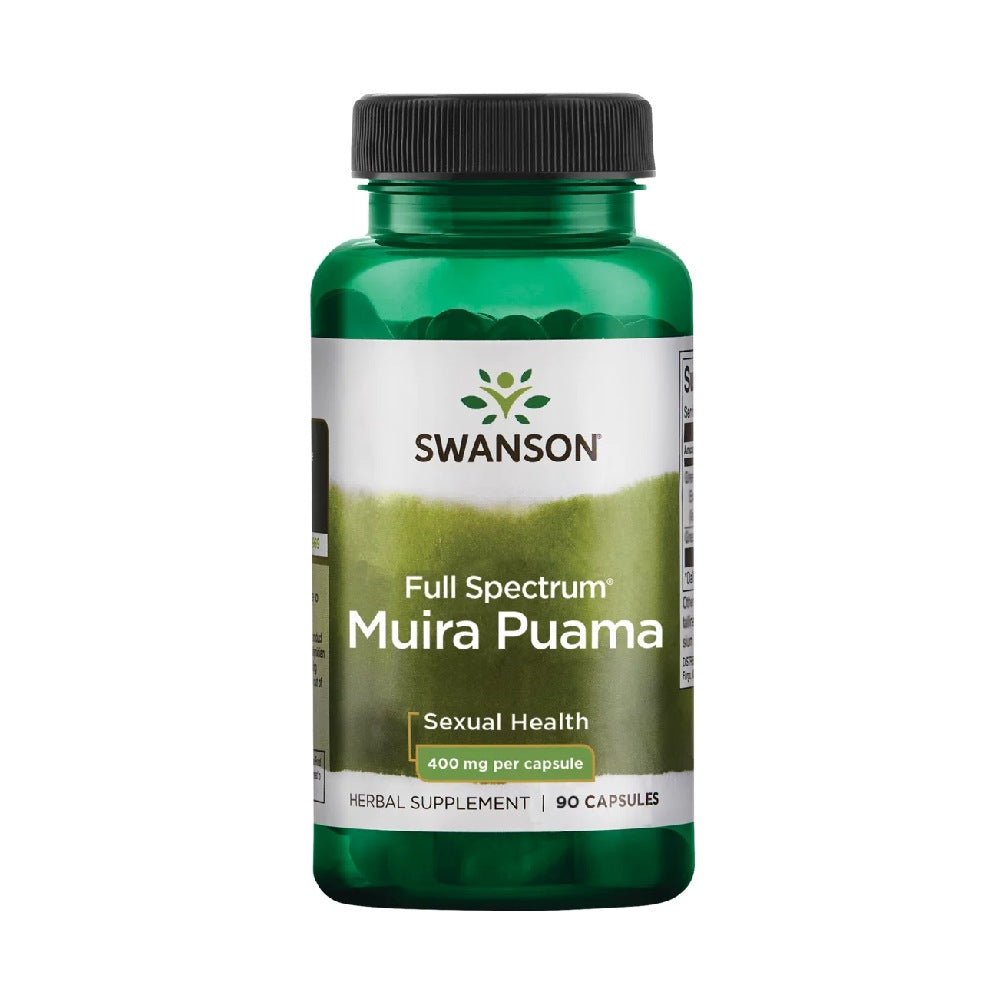 Black Friday - Reduceri Muira Puama 400mg, 90 capsule, Swanson, Supliment alimentar pentru sanatate sexuala Promotie 1