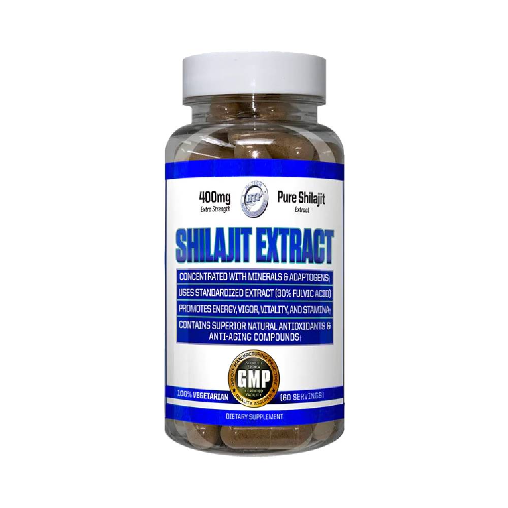 Black Friday - Reduceri Extract de Shilajit 400 mg, 60 capsule, Hi - Tech Pharmaceuticals, Supliment alimentar pentru sanatate Promotie 1