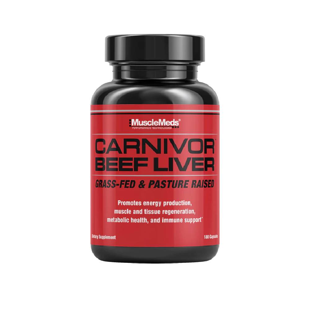 Black Friday - Reduceri Musclemeds Carnivor Beef Liver, 180 capsule, Complex de aminoacizi din vita Promotie 1