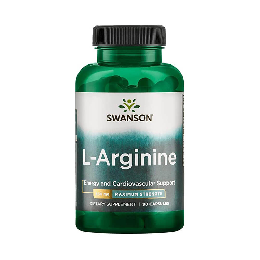 Aminoacizi | L-Arginina 850mg, 90 capsule, Swanson, Oxid nitric 0