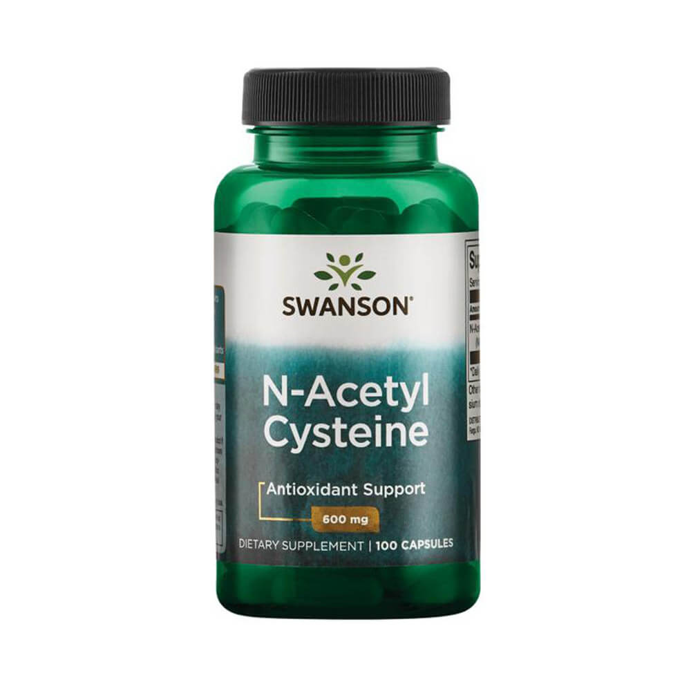 Black Friday - Reduceri N - Acetil Cisteina (NAC) 600mg, 100 capsule, Swanson, Supliment antioxidanti sportivi Promotie 1