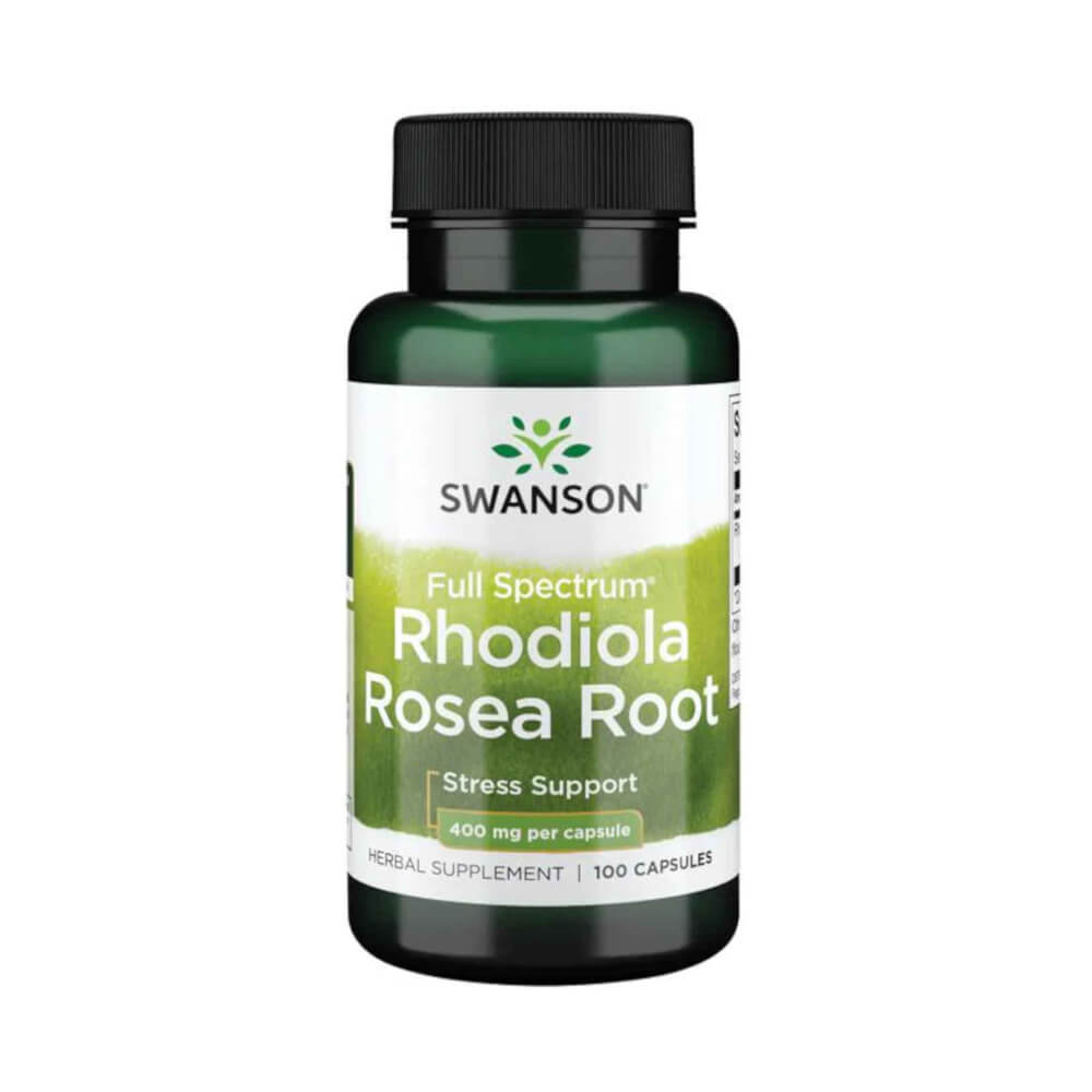 Black Friday - Reduceri Rhodiola Rosea 400mg, 100 capsule, Swanson, Supliment alimentar pentru sanatate Promotie 1