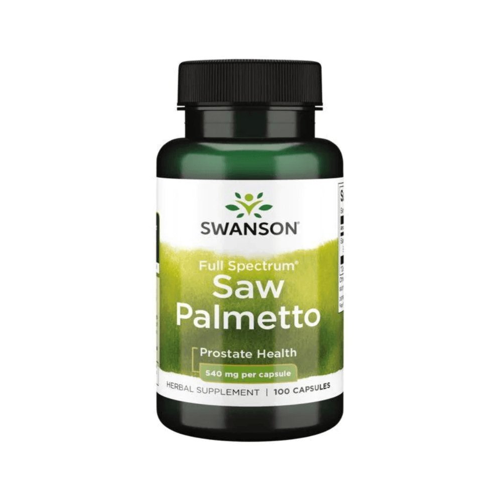 Black Friday - Reduceri Palmier pitic Saw Palmetto 540mg, 100 capsule, Swanson, Supliment alimentar sanatate barbati Promotie 1