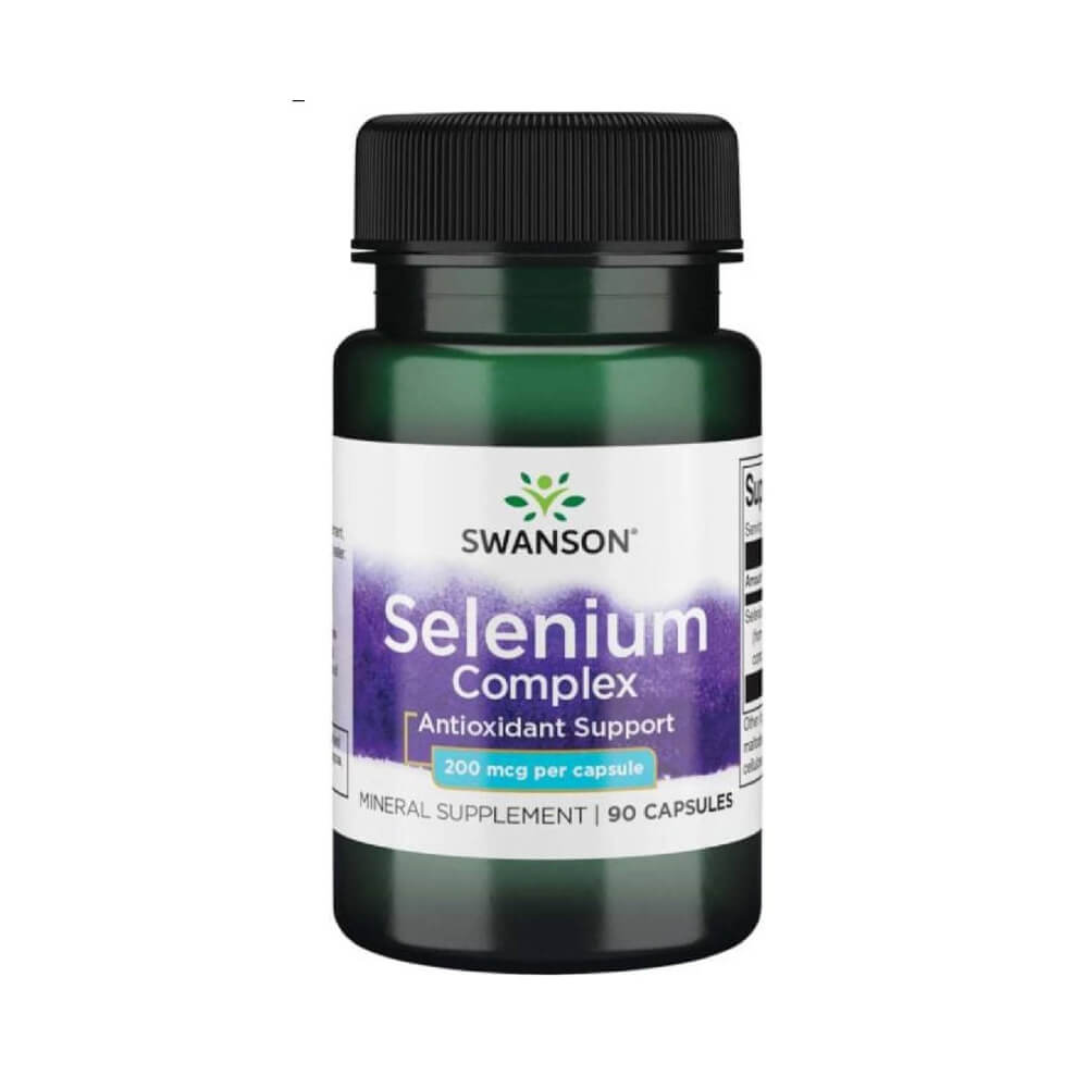 Black Friday - Reduceri Selenium Complex 200mcg, 90 capsule, Swanson, Supliment alimentar pentru glanda tiroida Promotie 1