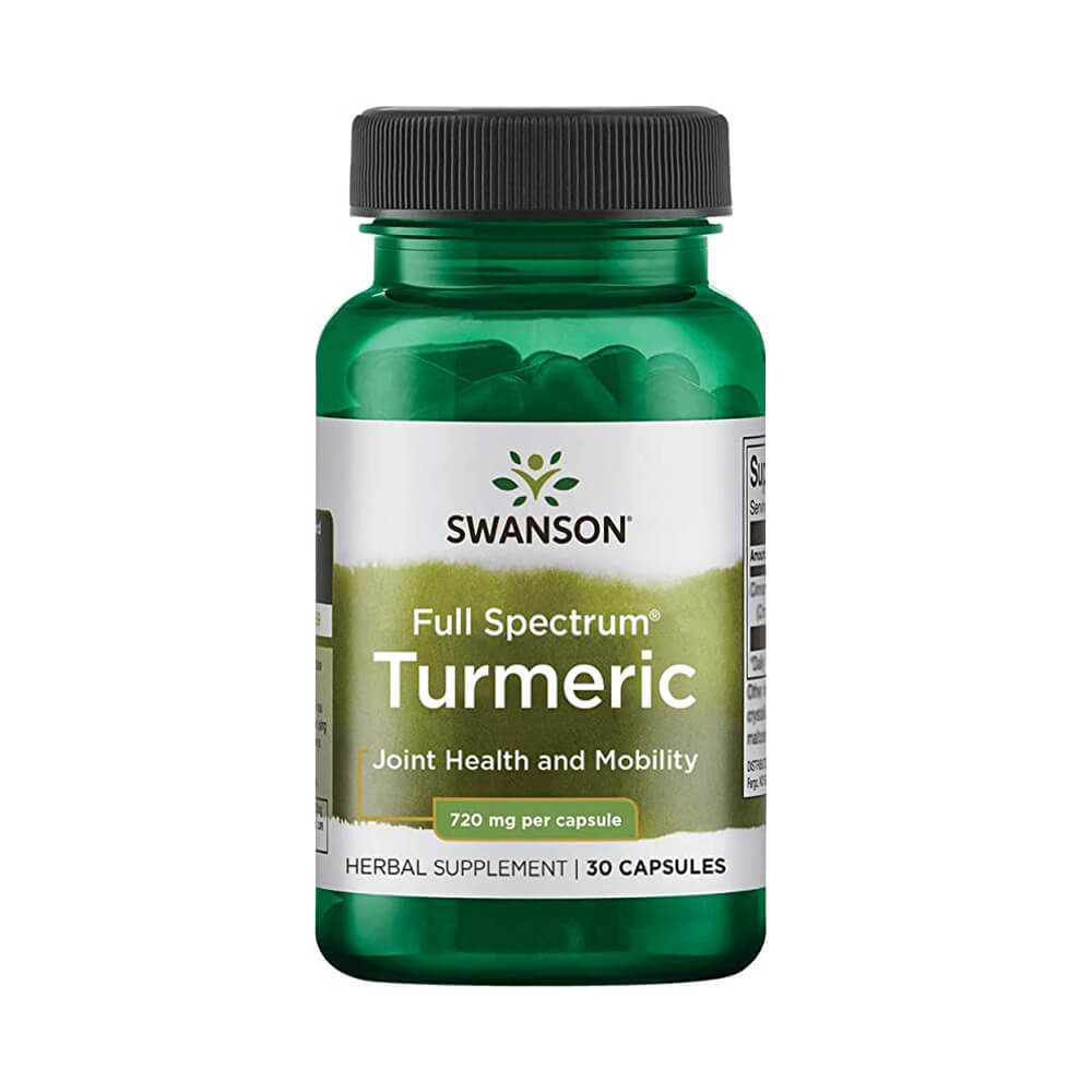 Black Friday - Reduceri Curcuma (Turmeric) 720mg, 30 capsule, Swanson, Supliment antioxidanti sportivi Promotie 1