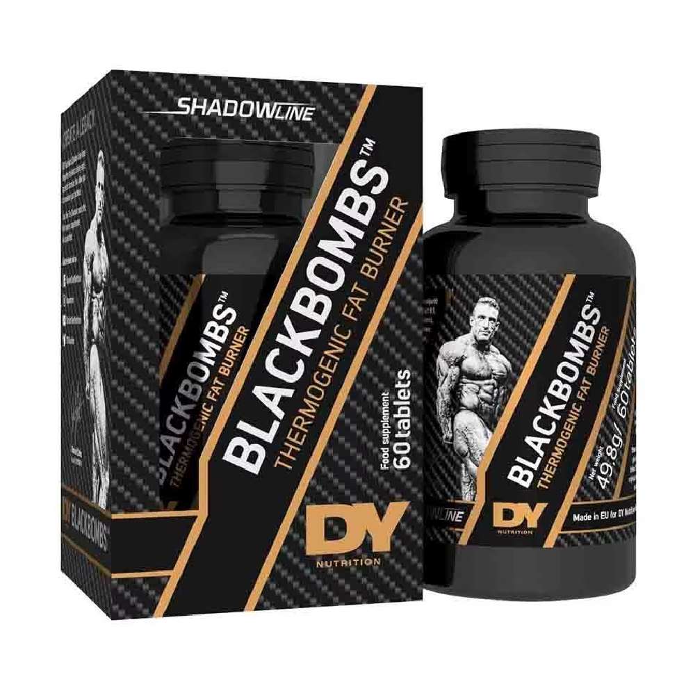 Slabire & Ardere grasimi | Black Bombs 60 tablete, Dorian Yates, Arzator grasimi 0