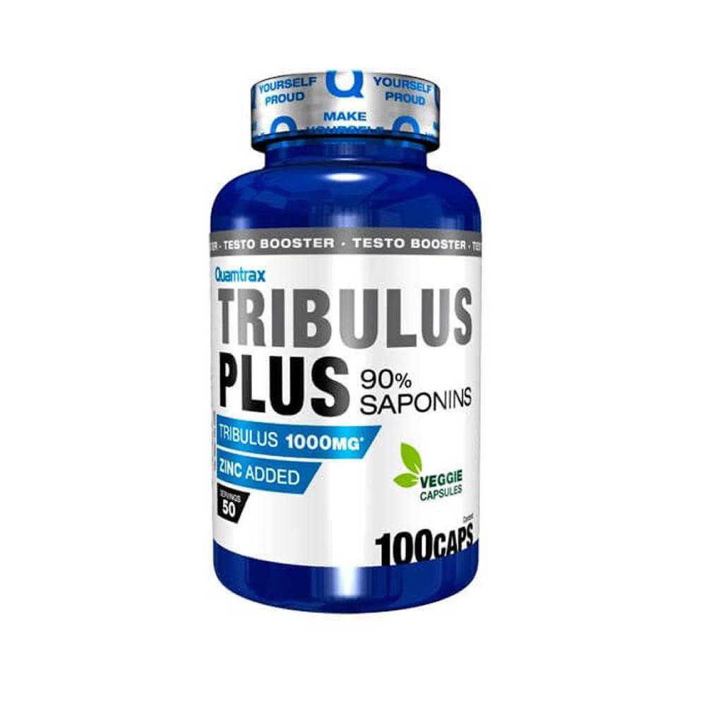 Suplimente sanatate sexuala | Tribulus Plus, 100 capsule, Quamtrax, Testo booster 0