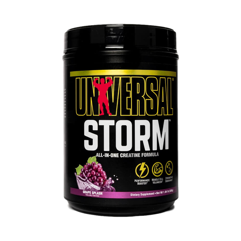 Black Friday - Reduceri Complex de creatina Storm 750g, pudra, Universal, Supliment crestere masa musculara Blue Raspberry Promotie 1