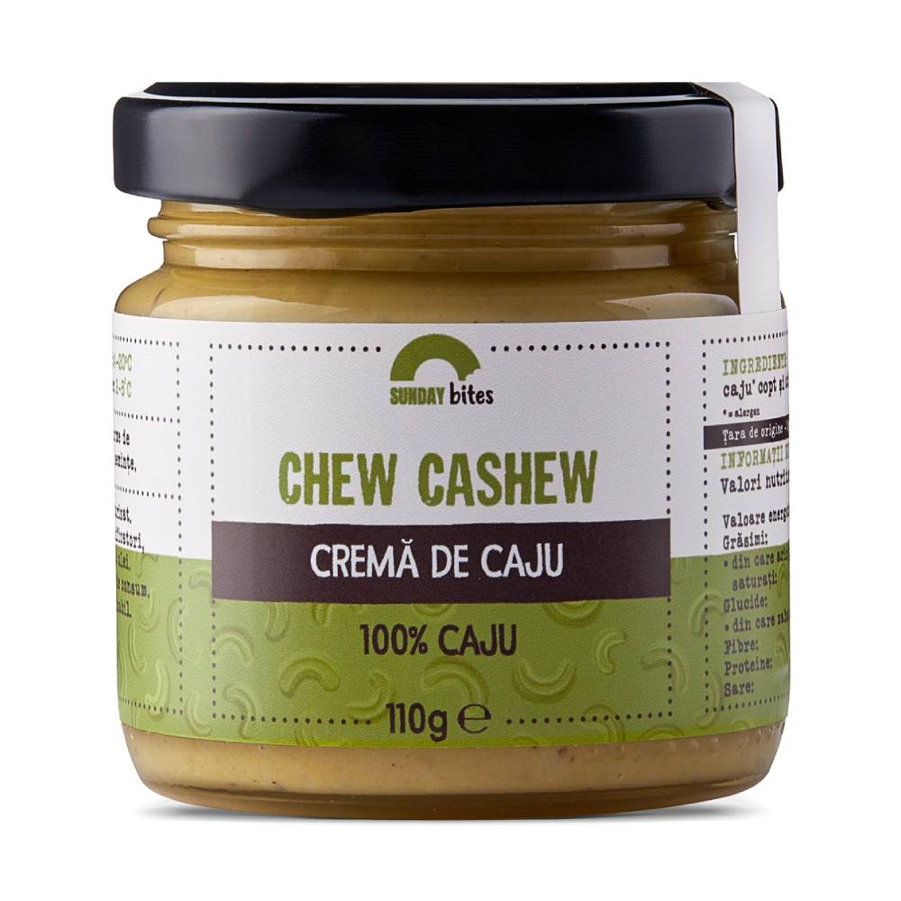 Black Friday - Reduceri Chew Cashew, Sunday Bites, Crema de caju 110g Promotie 1