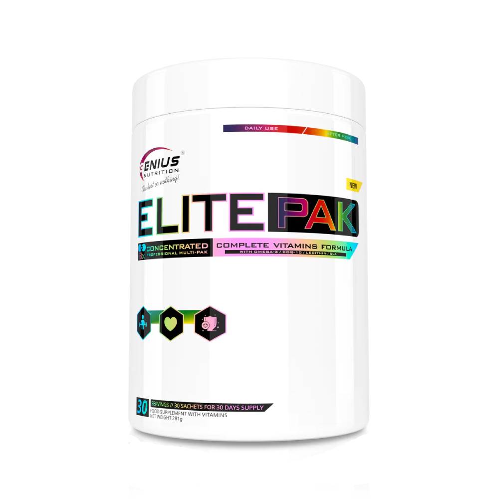 Genius Nutrition | ELITEPAK 30packs, Genius Nutrition, Complex nutritiv complet sportivi 0