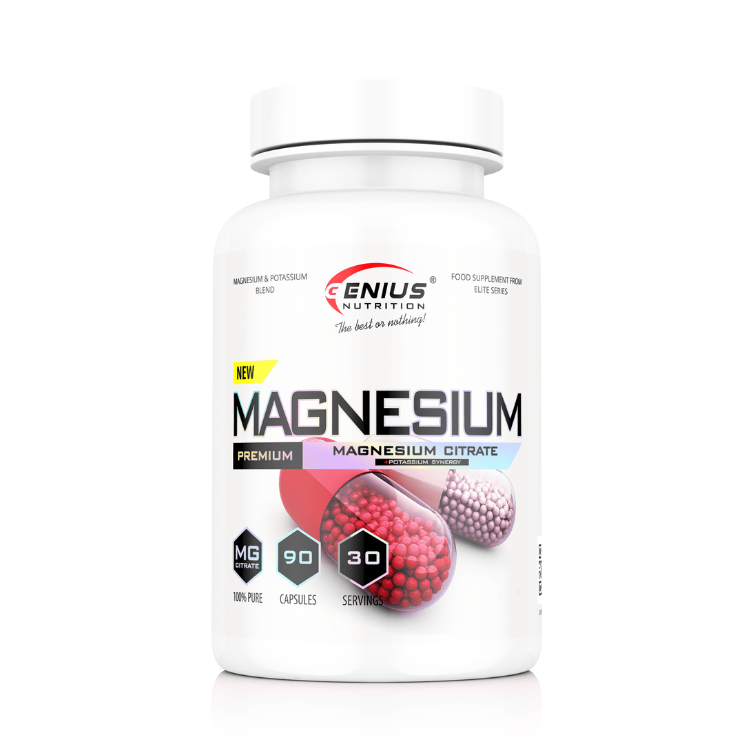 Vitamine si minerale Magneziu 90 capsule, Genius Nutrition, Supliment alimentar pentru sanatate 1