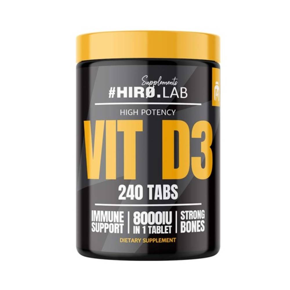 Black Friday - Reduceri Vitamina D3 100mcg, 240 tablete, Hiro Lab, Supliment alimentar pentru imunitate si sanatate Promotie 1