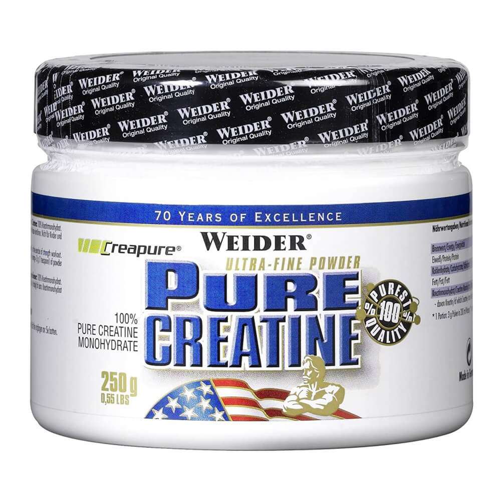 Creatina | Creatina Pure Creapure 250g, pudra, Weider, Supliment crestere masa musculara 0