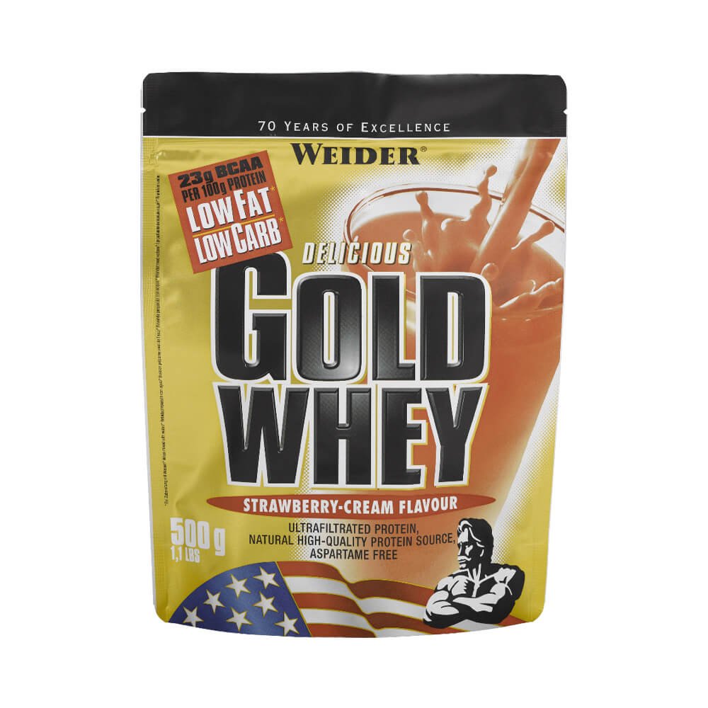 Black Friday - Reduceri Gold Whey 500g, pudra, Weider, Concentrat proteic din zer Milk Chocolate Promotie 1