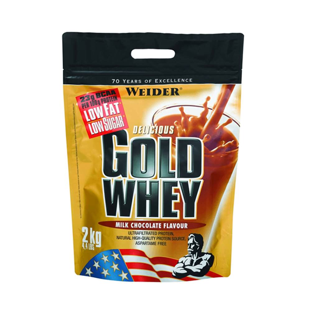 Proteine | Gold whey, 2kg, pudra, Weider, Pudra proteica 0