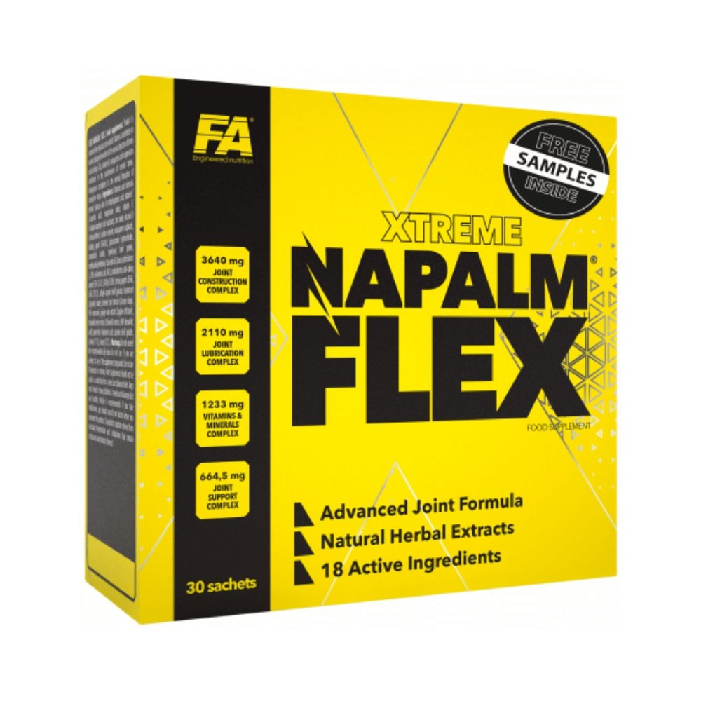 Black Friday - Reduceri Napalm Flex, 30 plicuri, Fitness Authority, Supliment alimentar pentru articulatii Promotie 1