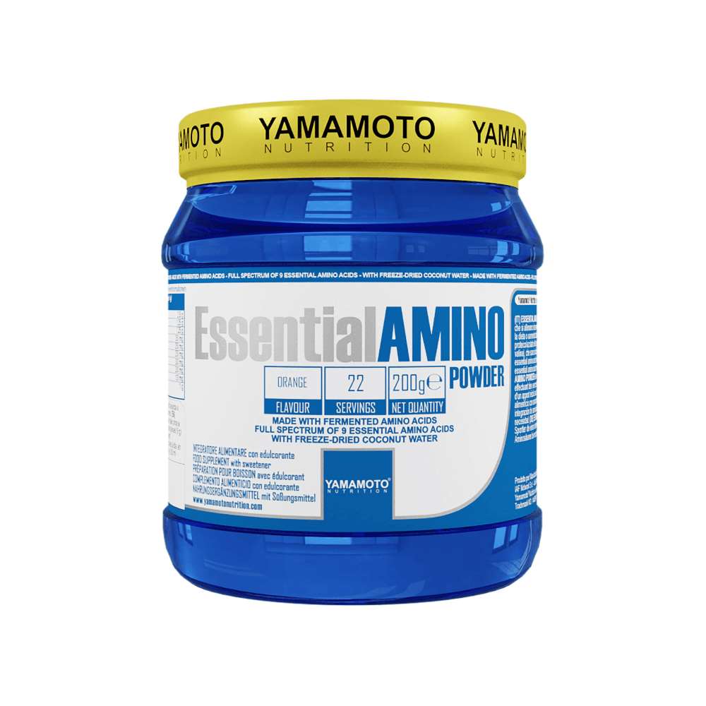 Black Friday - Reduceri Essential Amino Aminoacizi esentiali, 200g, pudra, Yamamoto Orange Promotie 1